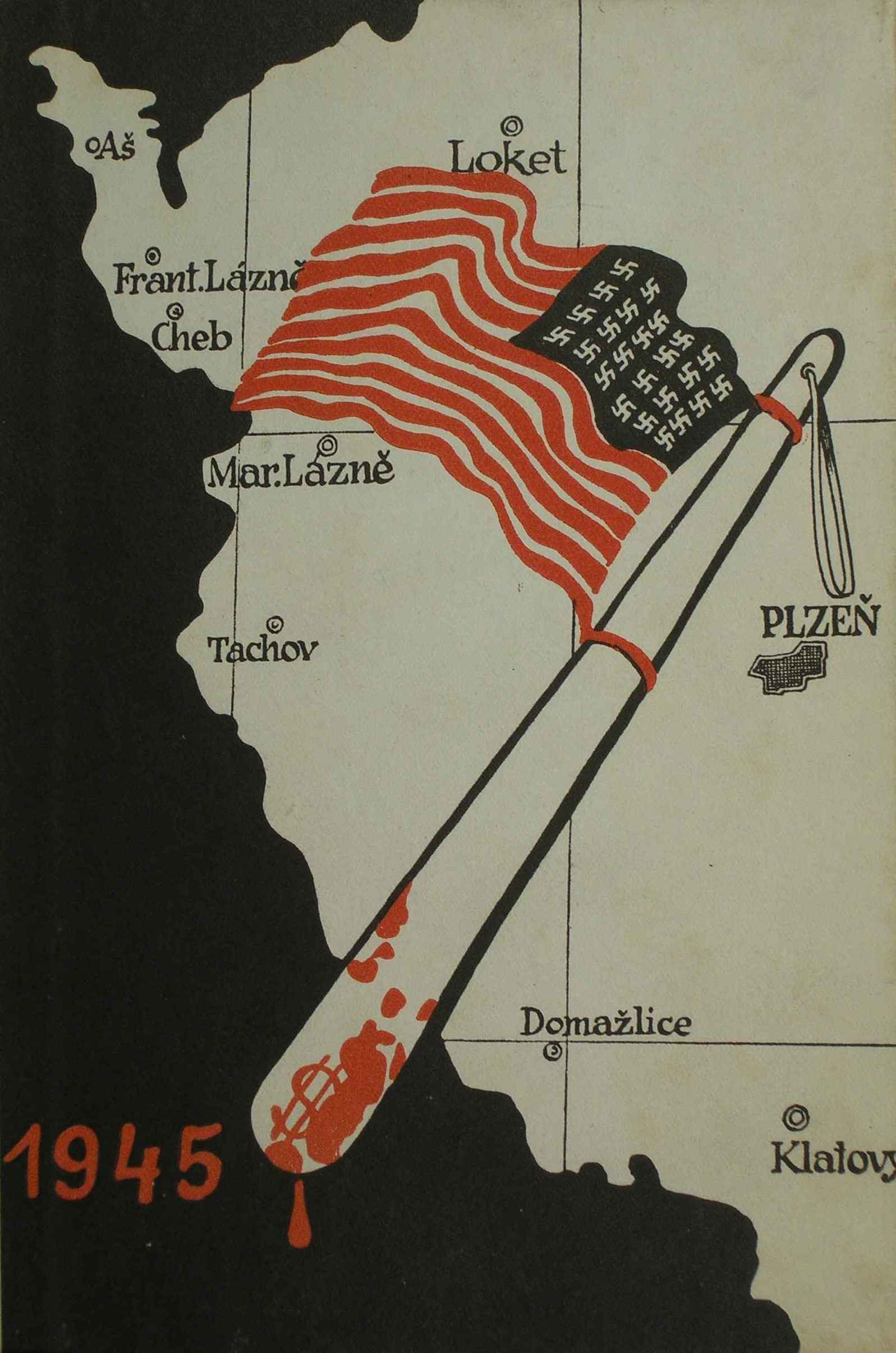 Američané v západních Čechách v roce 1945
